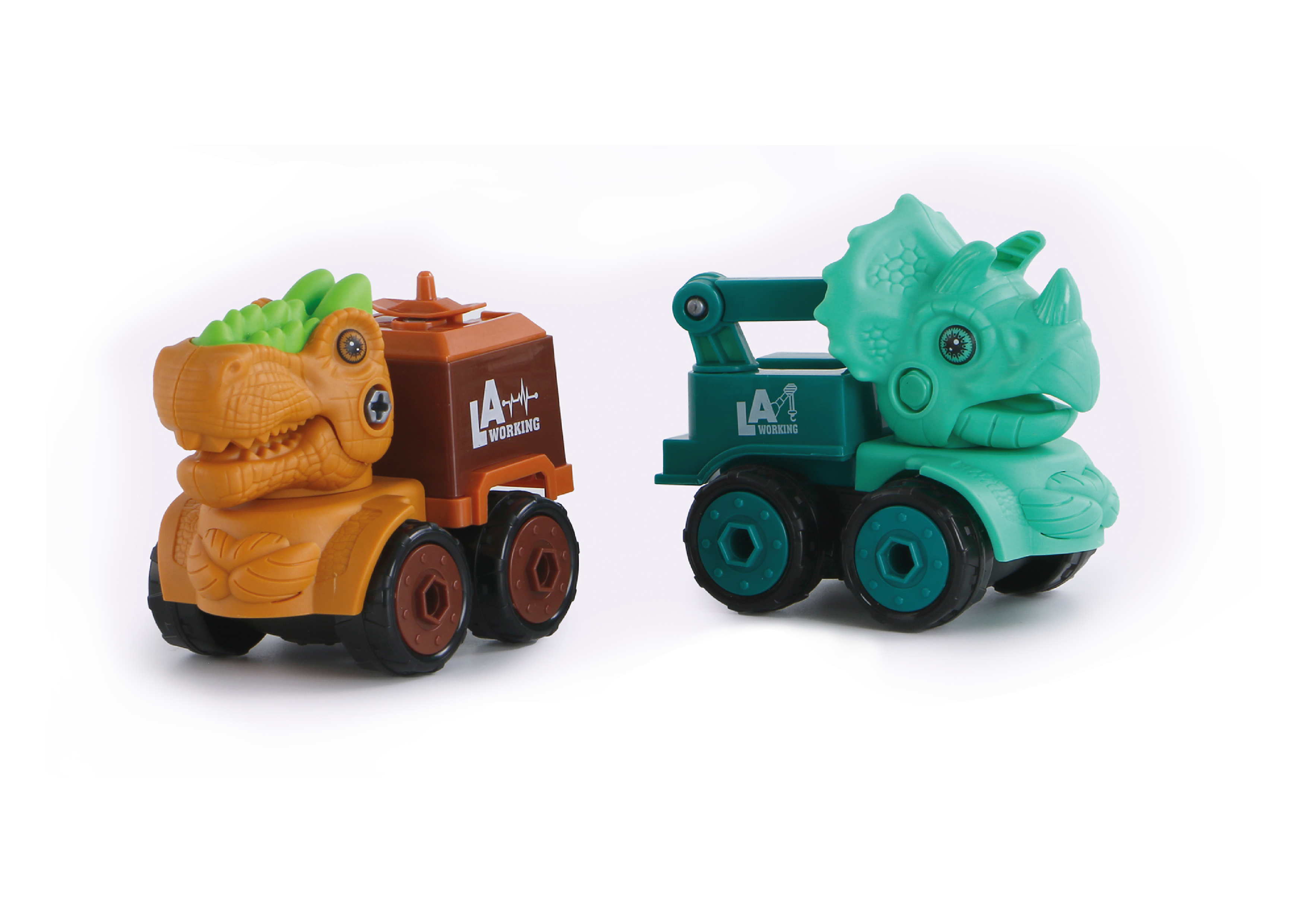 TÚI 2 XE KHỦNG LONG TỰ LẮP RÁP